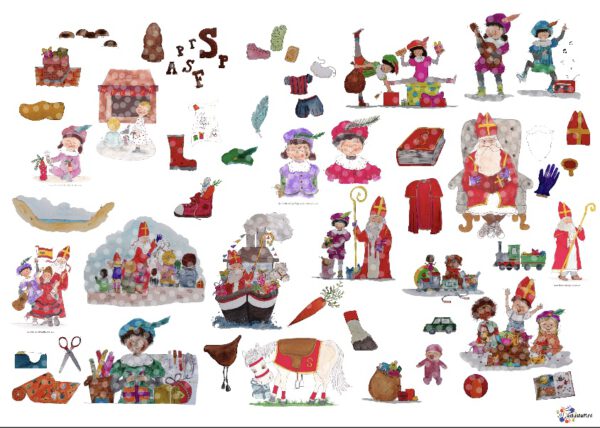 Praatplaat Sinterklaas alle woorden