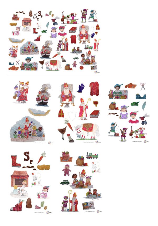 Complete set praatplaten Sinterklaas