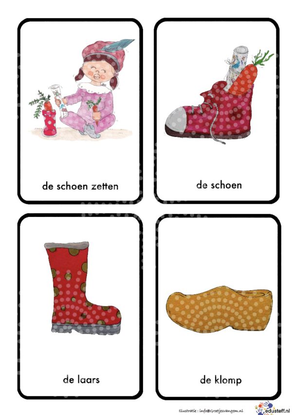 Woordkaarten Sinterklaas